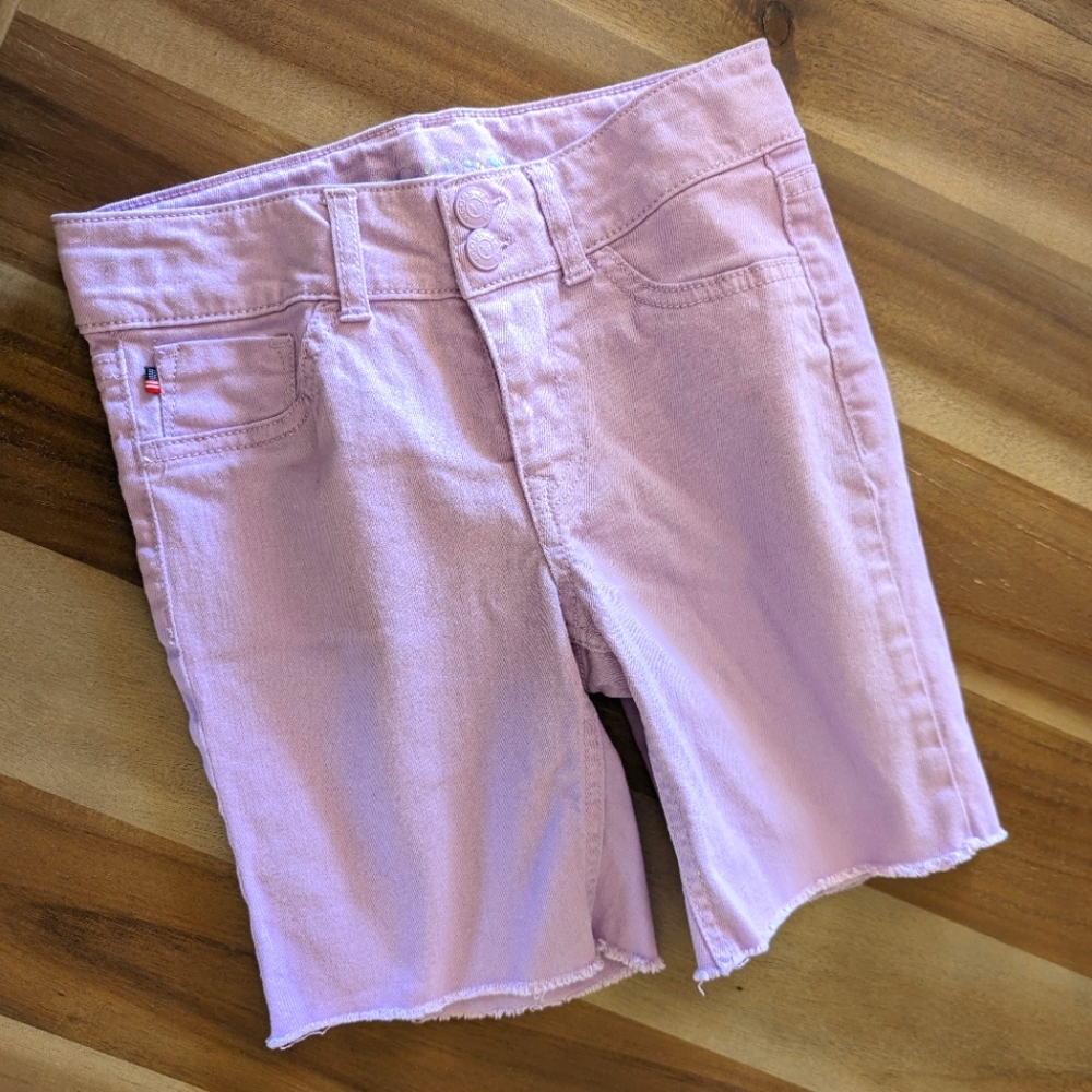 Girls colorpop denim bermudas 12